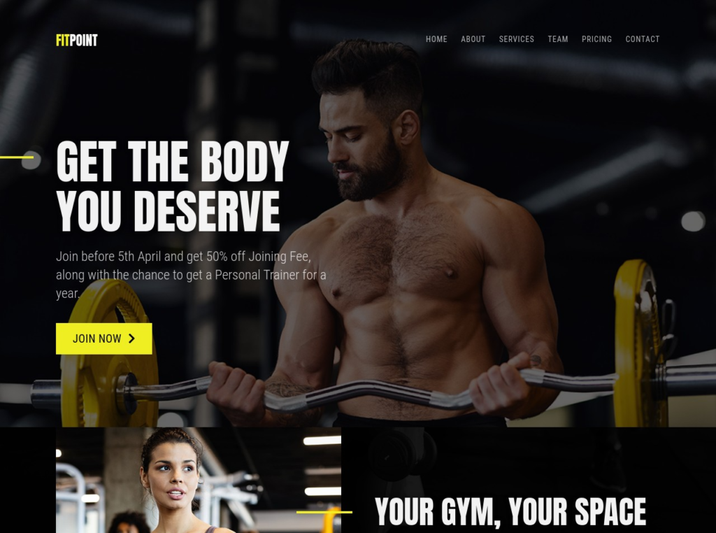 gyms website