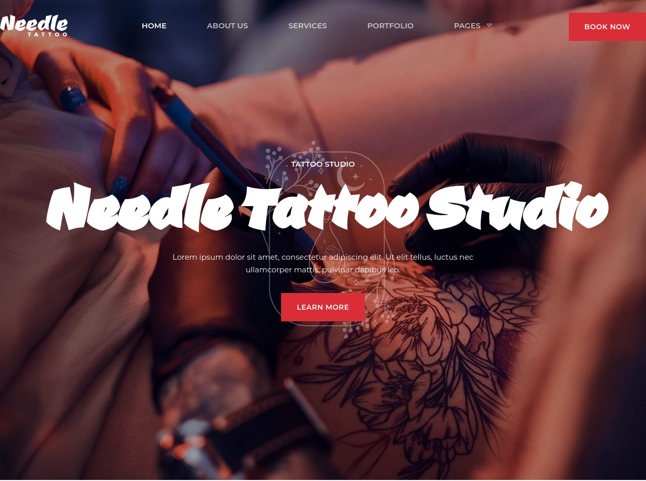 website creation service for tattoo artists