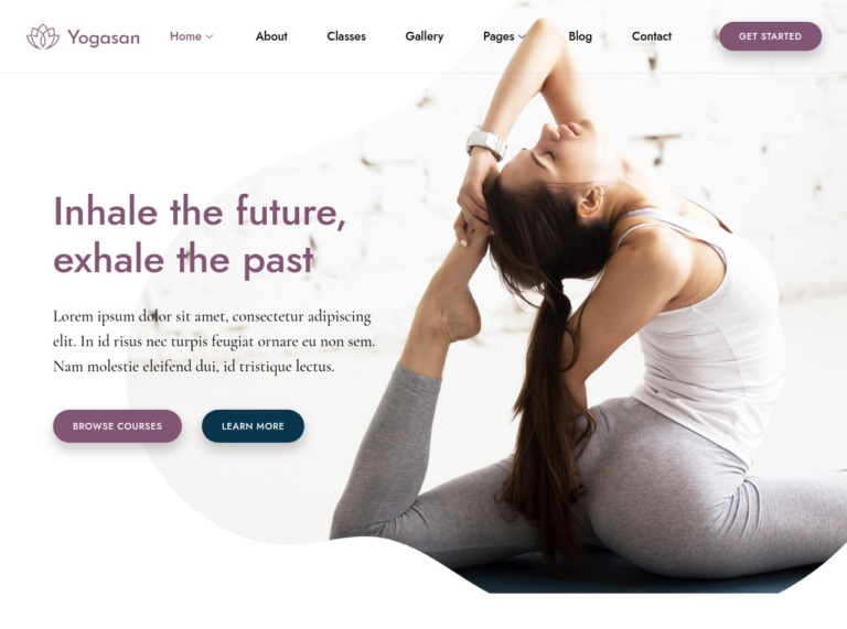 yoga exercise website