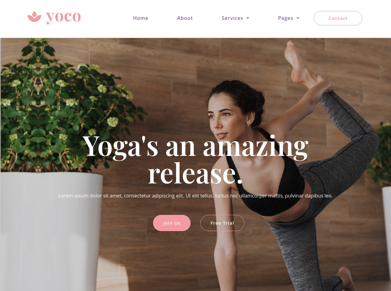 yoga web creation service